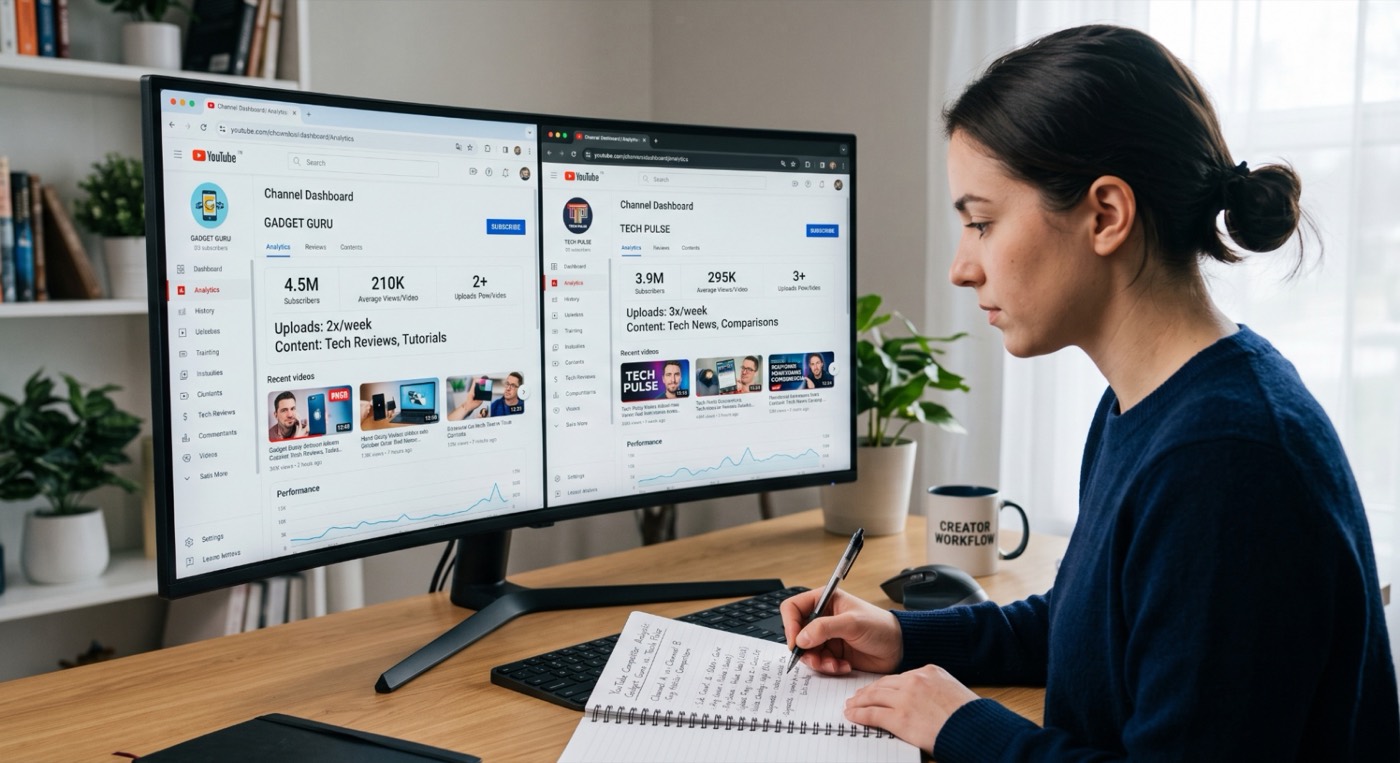 A análise de concorrência no YouTube revela por que alguns canais crescem enquanto o seu estagna
