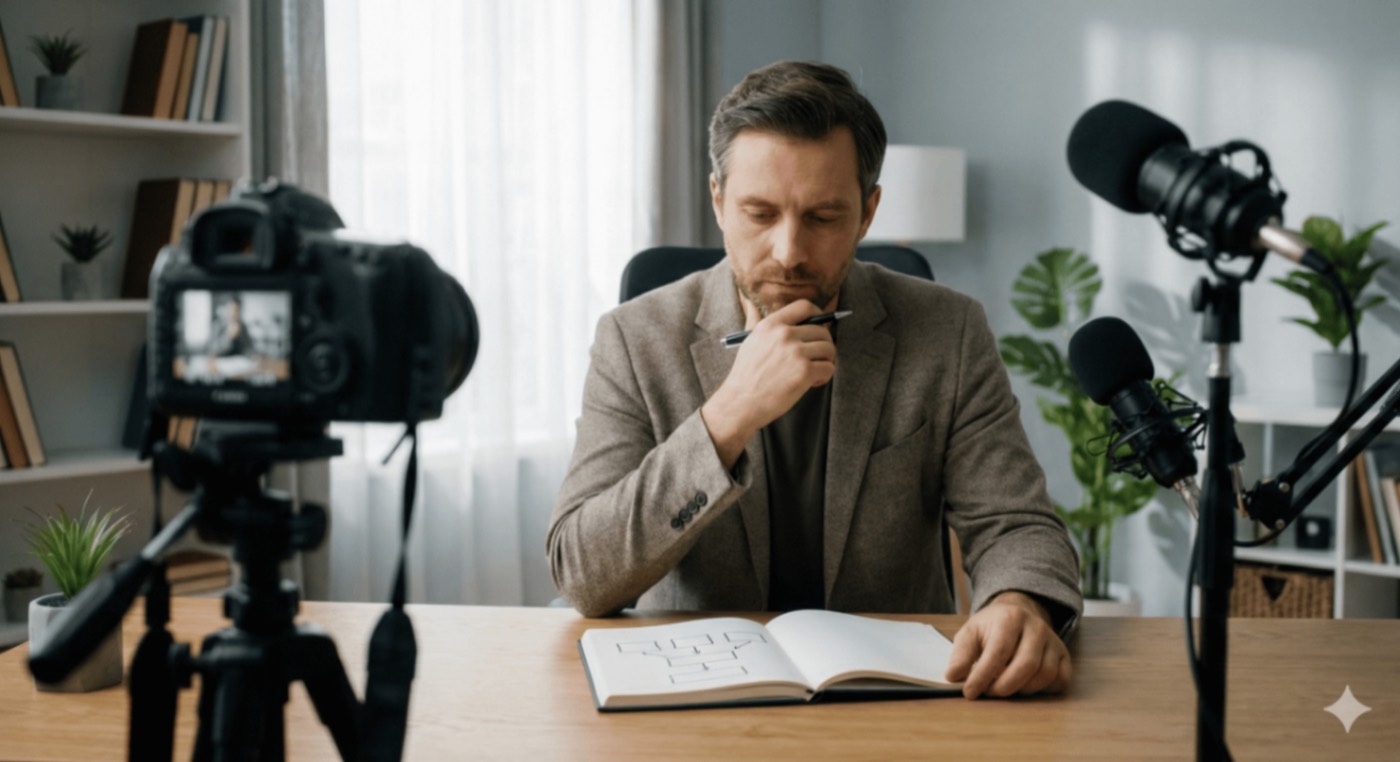 Roteiro para vídeo que vende: estrutura simples para mentores e experts (sem postar todos os dias)